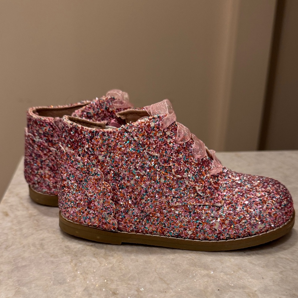 Sparkly Multicolor Kids Boots - Picture 3 of 5